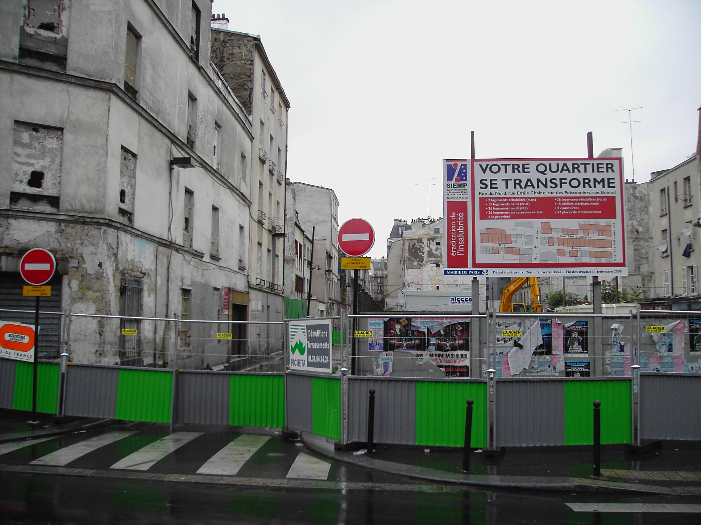 rue des Poissonnier / rue du Nord